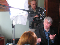 Gill being filmed